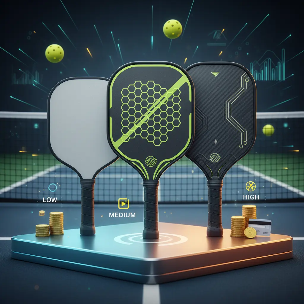Harga kisaran untuk paddle pickleball