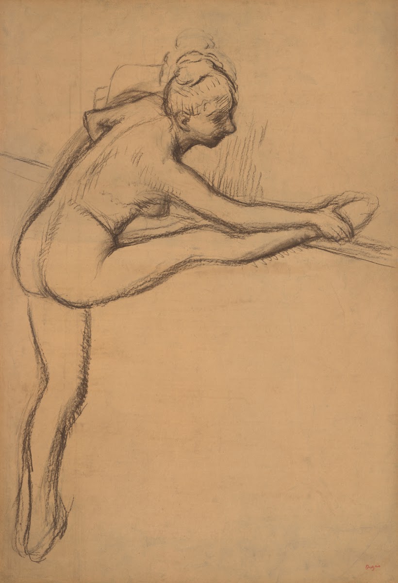 Study of a Nude Dancer at the Barre 18841900