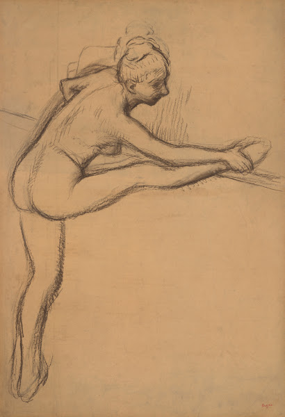 Study of a Nude Dancer at the Barre 18841900