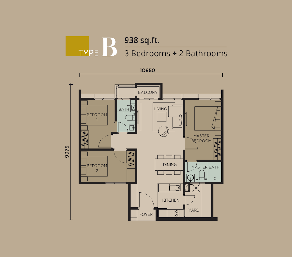 Levia Residence floor plan