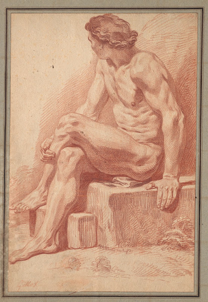 Seated Male Nude 169395