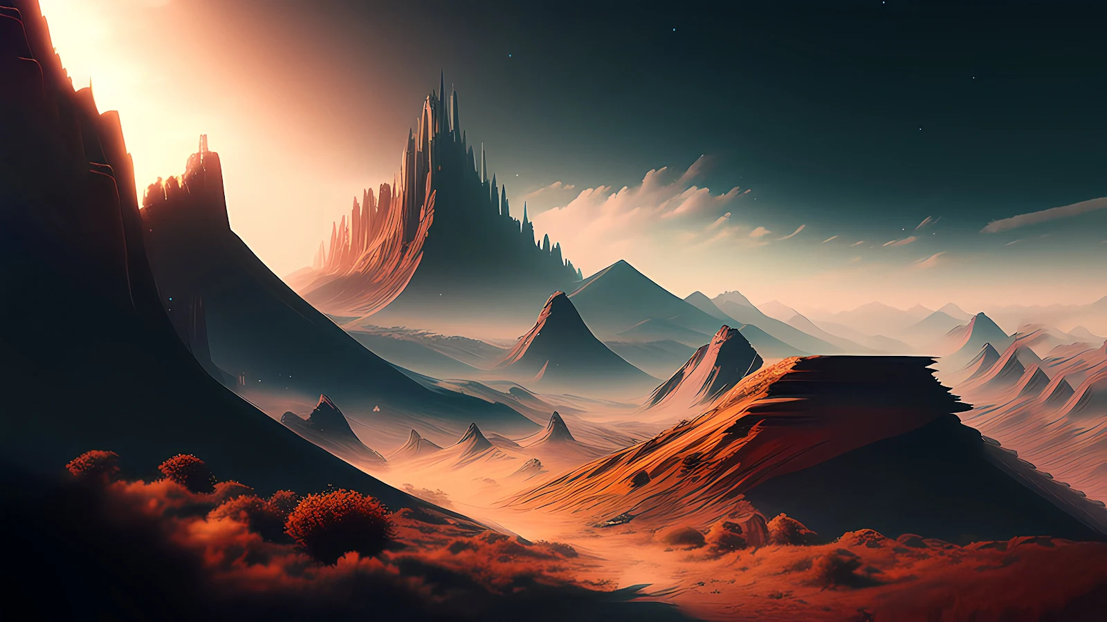 Stable Diffusion, Ai Art, Digital Art, Fantasy Art 4K Desktop, iPhone Wallpaper Background