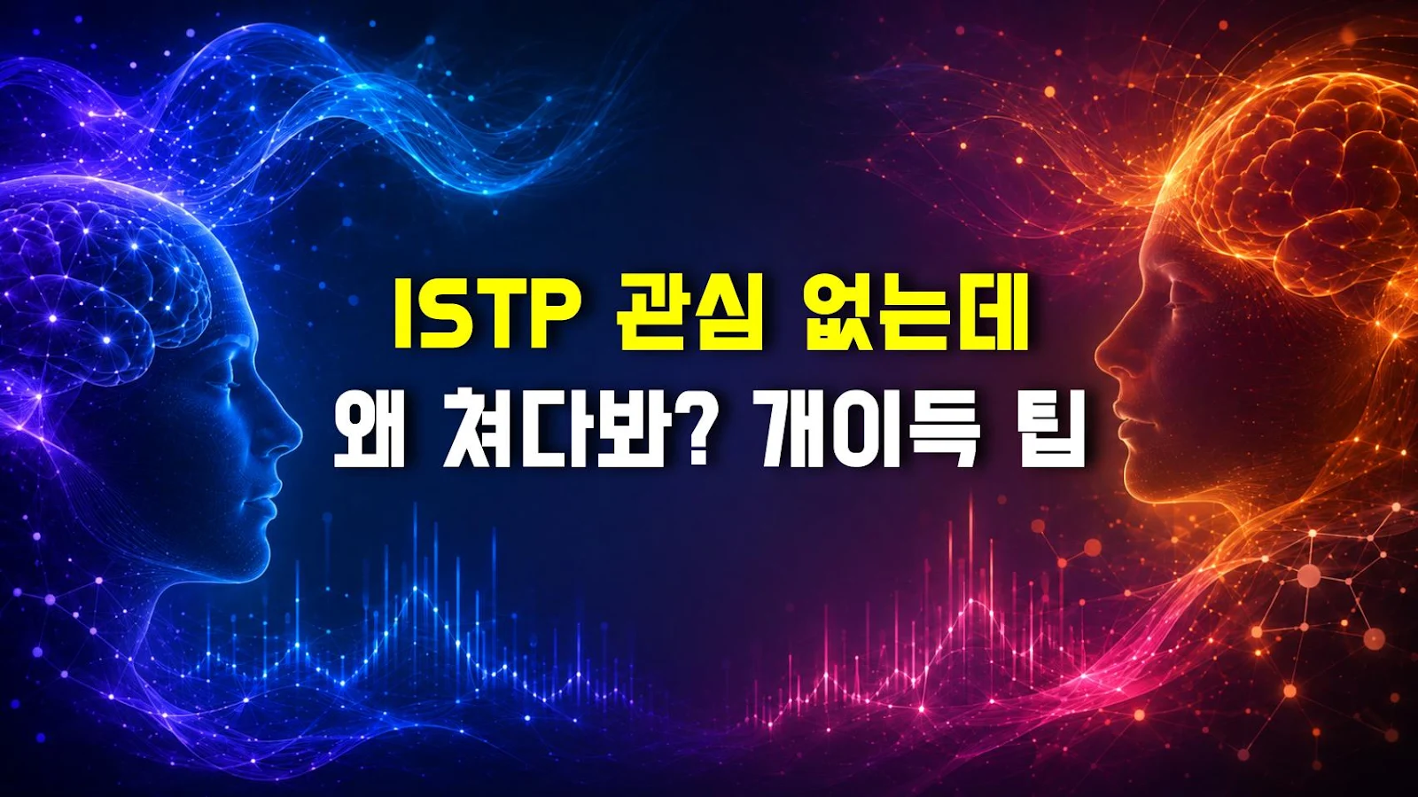 ISTP 관심 없는데 왜 쳐다봐? 개이득 팁