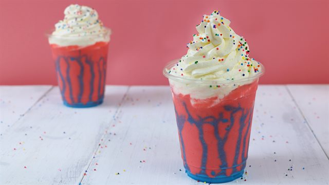 Unicorn Frappe - Sinh Tố Xoài Kem Dừa