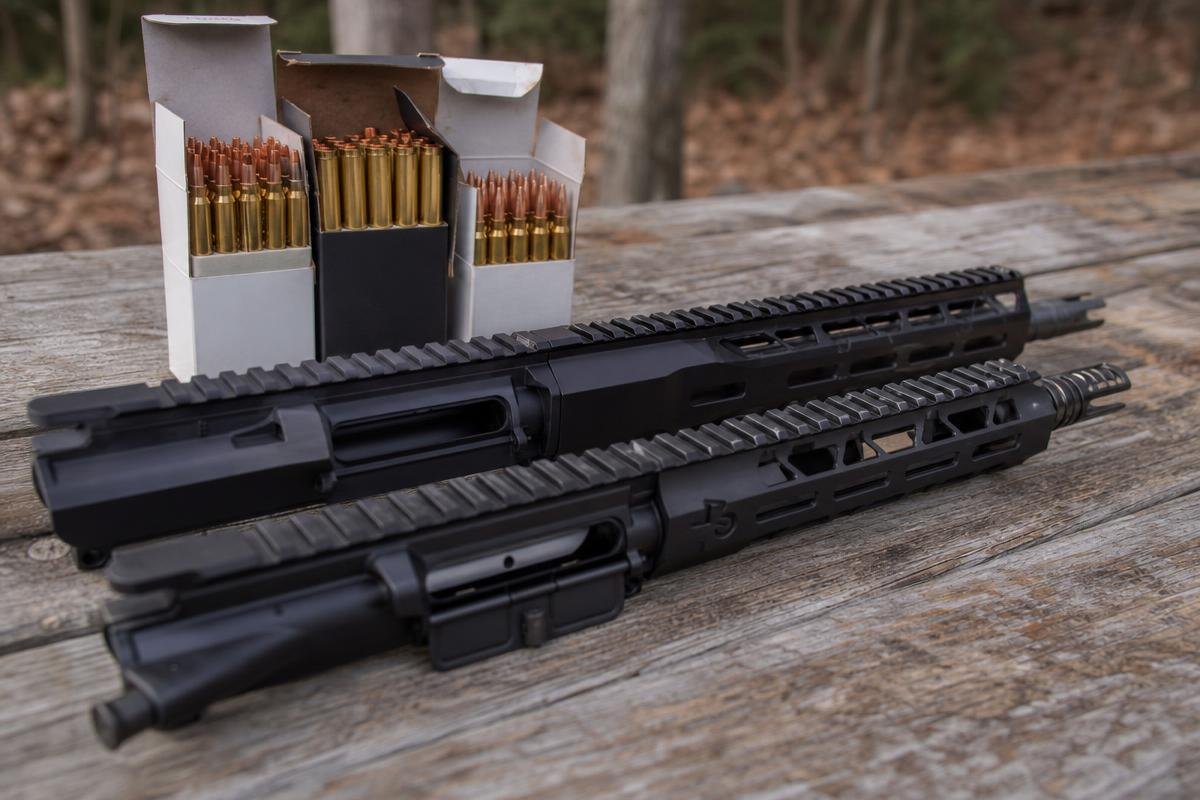 .450 Bushmaster versus .350 Legend straight-wall AR cartridge comparison