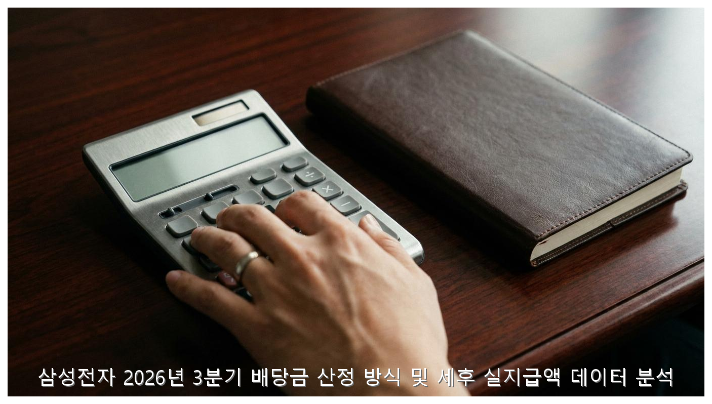 삼성전자 3분기 배당금 산정 및 세후 실지급액 분석 핵심 안내 및 분석 인포그래픽 (2)