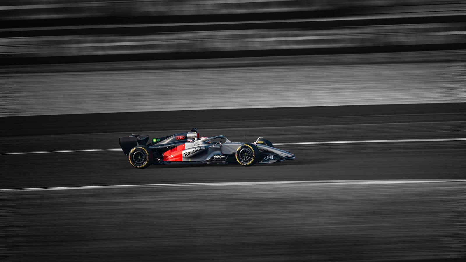 Audi Formula One Race Car - Sports Action Photography 5K Wallpaper (5541x3117)