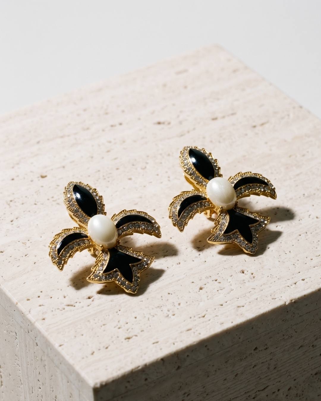 Sovereign Lily Enamel Studs