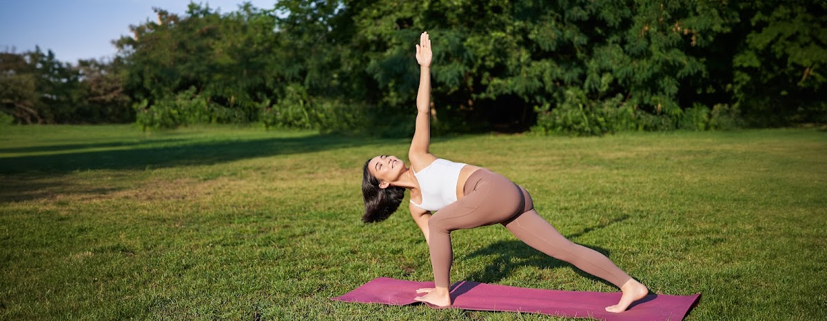 Yoga and wellness outdoors