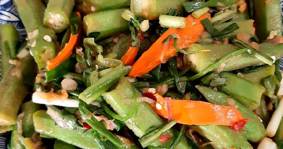 Đậu bắp trộn lạnh