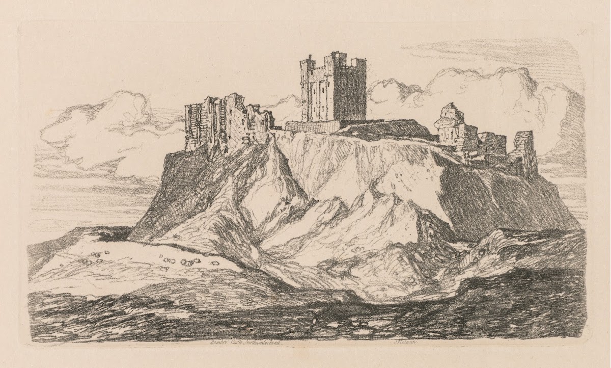 Bambro Castle Northumberland 1838