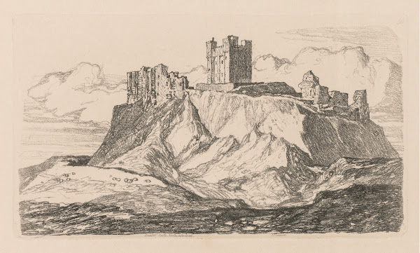 Bambro Castle Northumberland 1838