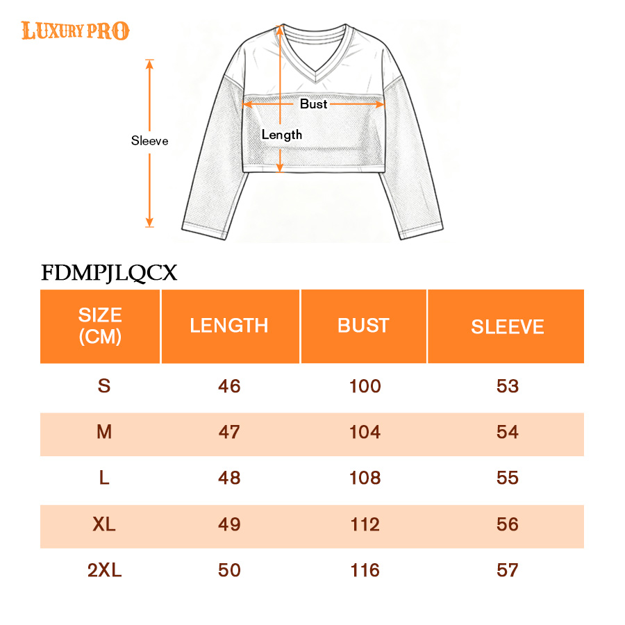 AOP FDM Color Block Cropped Long Sleeve
