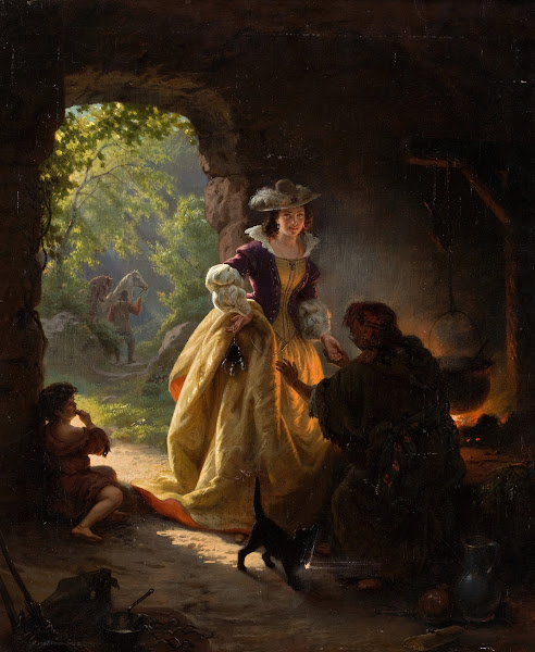 Gypsy Fortune Teller circa 1836