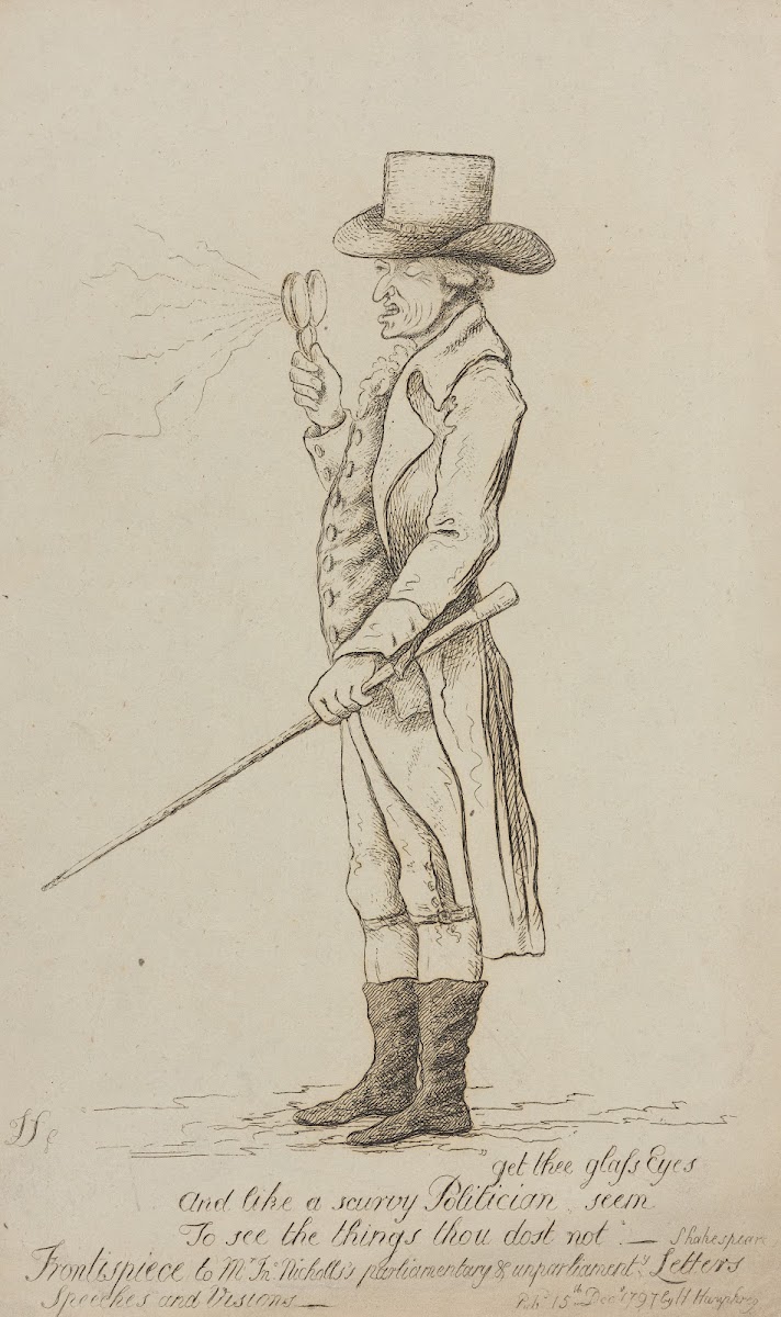Frontispiece to citizn Jno Nichollss parliamentary  unparliamenty letters speech