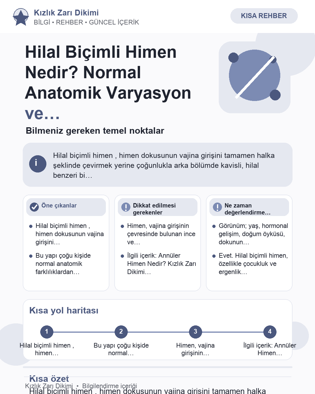 Hilal Biçimli Himen Nedir? Normal Anatomik Varyasyon ve Kızlık Zarı Dikimiyle İlişkisi