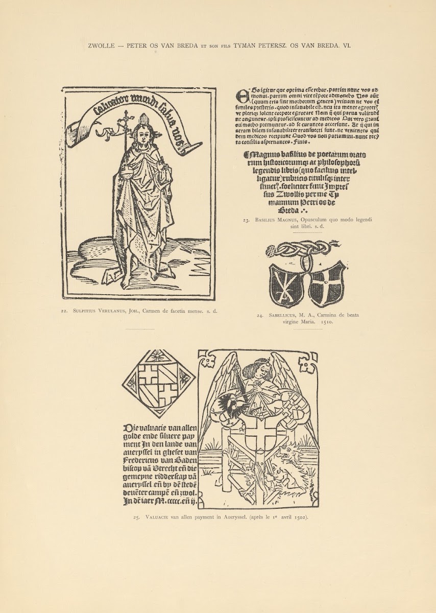 Lart typographique dans les Pays Bas pendant les annees 1500 a 1540 Pl135 1926