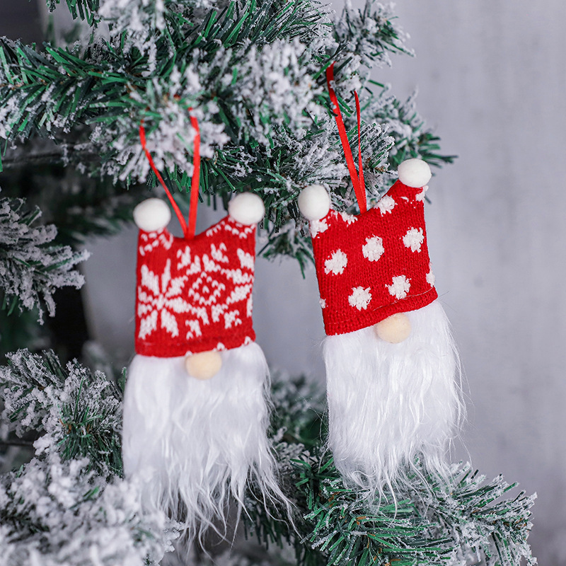 Christmas Tree Ornaments Gnome Set