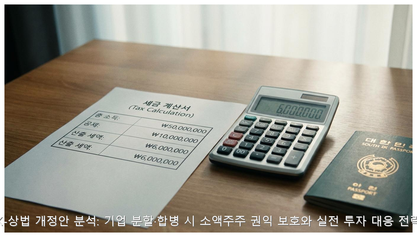 K-상법 개정안: 소액주주 보호와 실전 대응 전략 핵심 안내 및 분석 인포그래픽 (7)