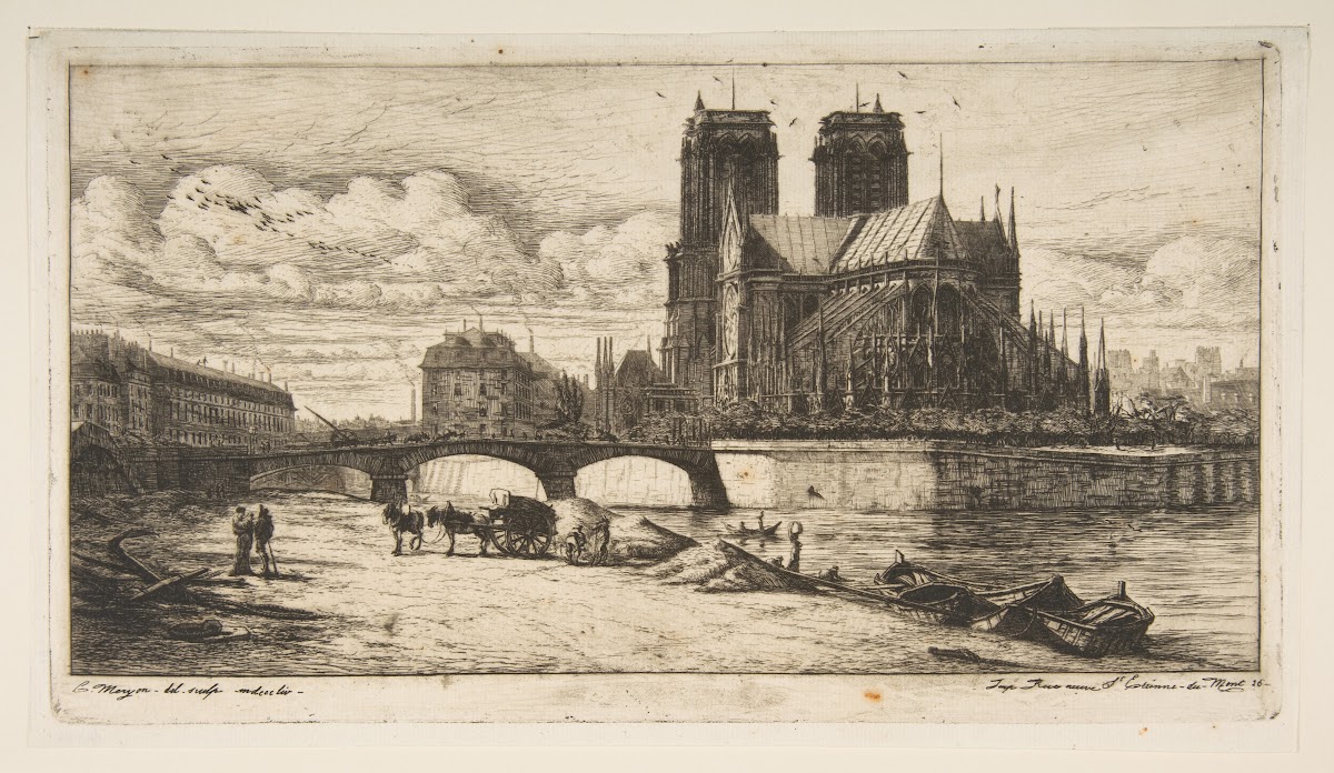 The Apse of Nôtre Dame Paris 1854