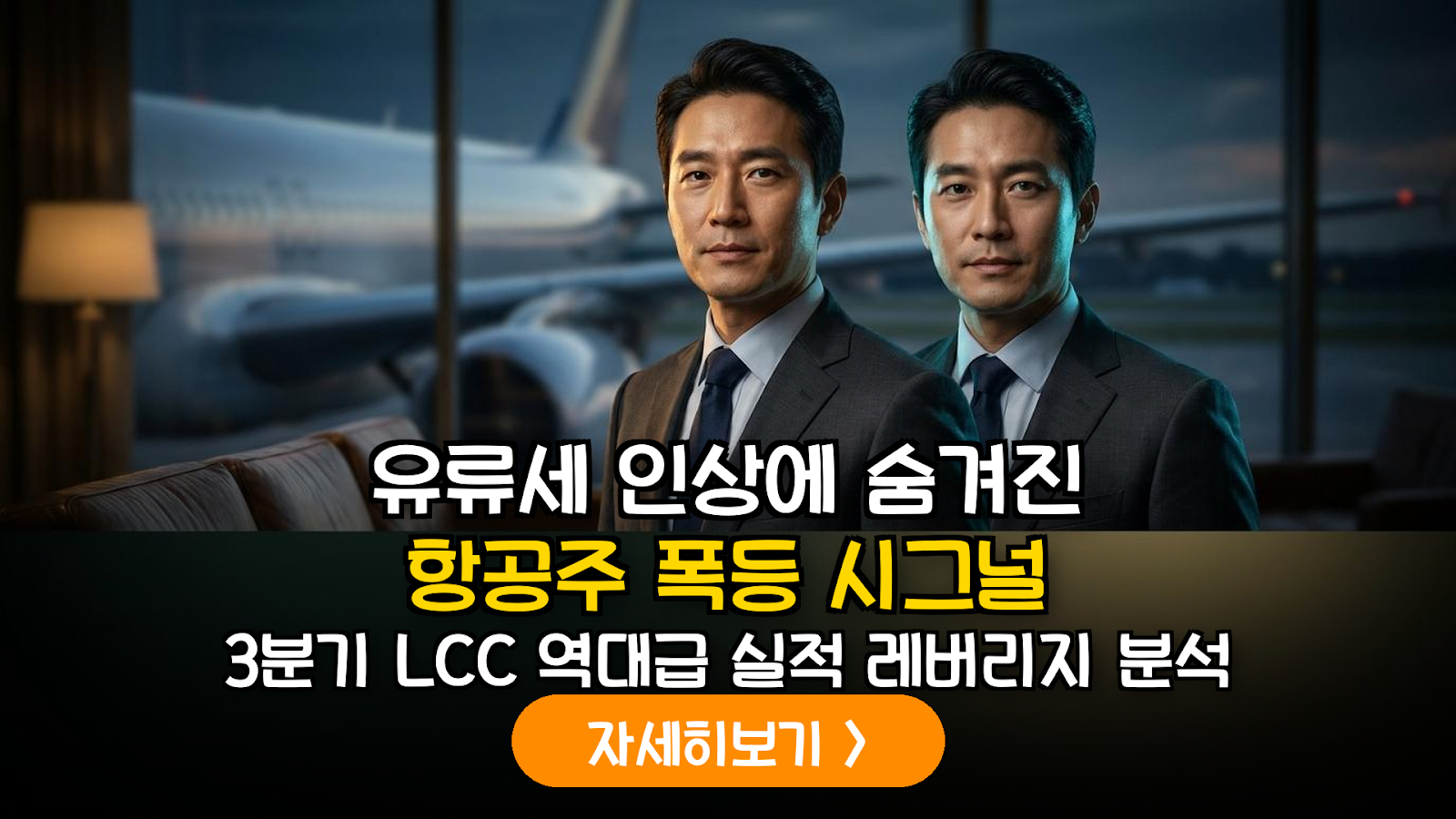 2026년 3분기 LCC 항공주 투자 전략: 유류할증료 인상과 실적 레버리지 효과 분석