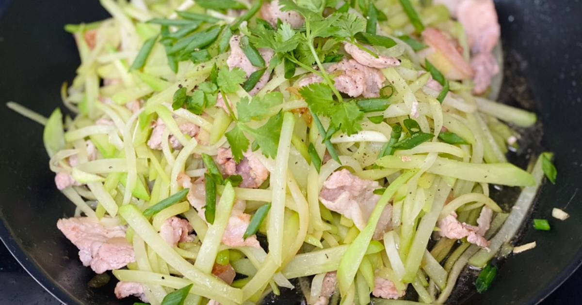 Su Xào Thịt Heo