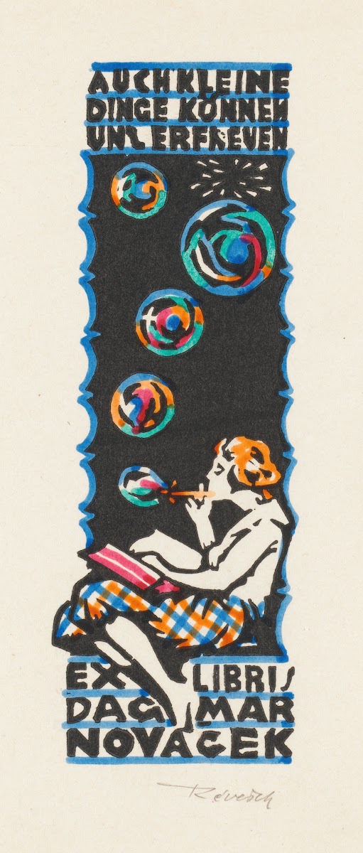Ex libris van Dagmar Nováček 1932