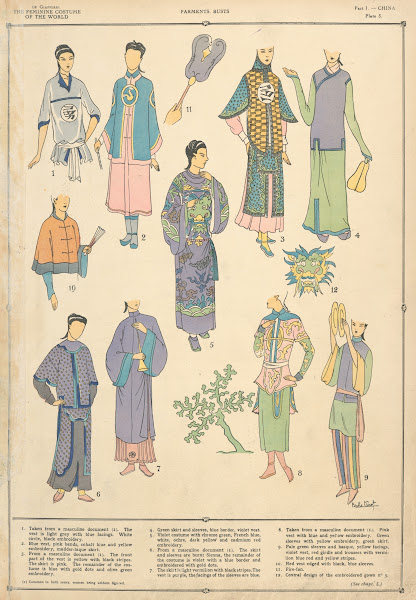 China  Parments busts 1926 1927
