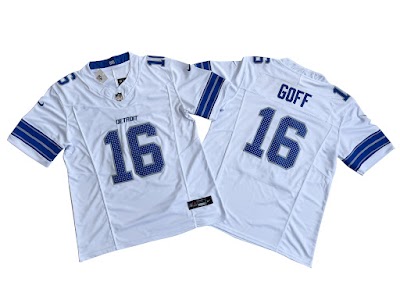 Detroit Lions Jared Goff Nike White Vapor F.U.S.E. Limited Jersey.jpeg