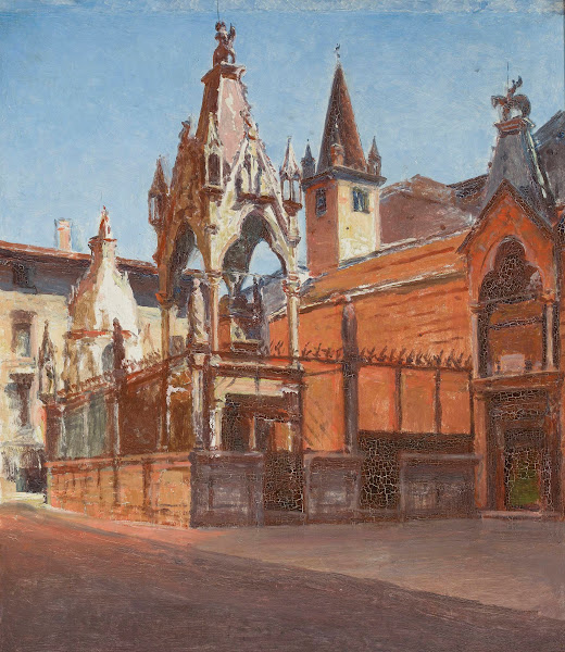 Scaliger Tombs in Verona 1900