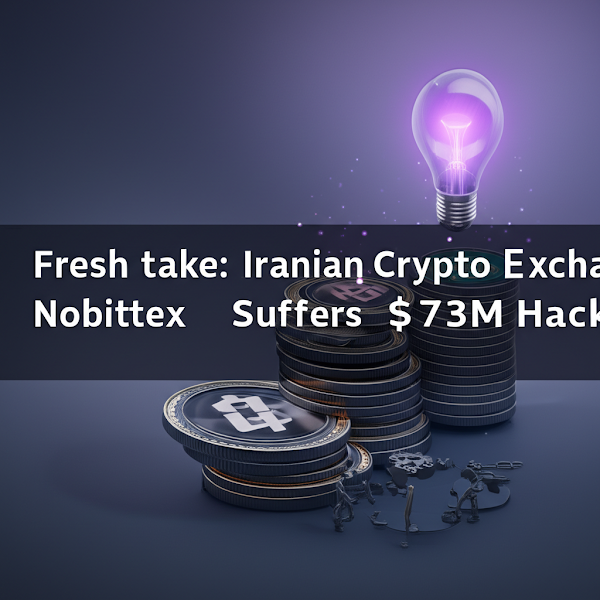 Fresh take: Iranian Crypto Exchange Nobitex Suffers $73M Hack