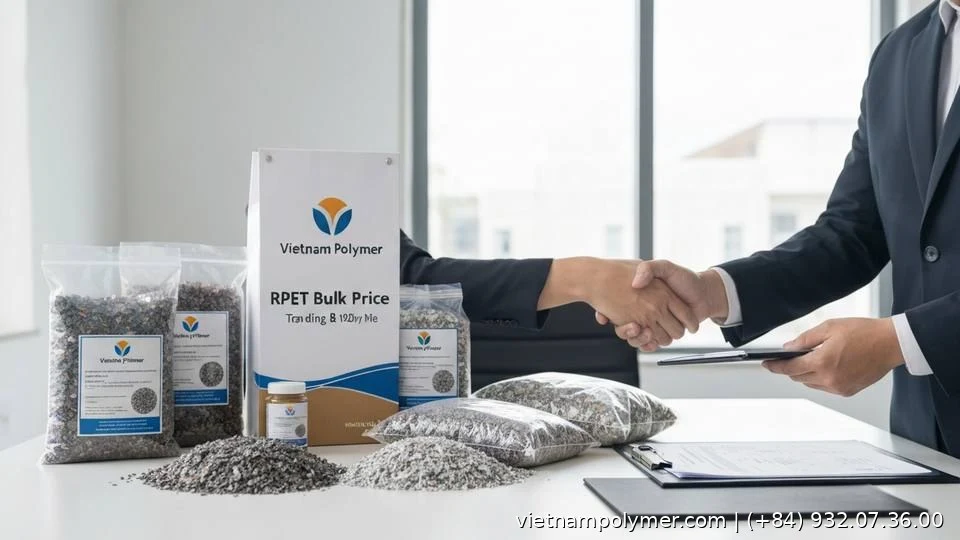 rPET flakes bulk price - Vietnam Polymer