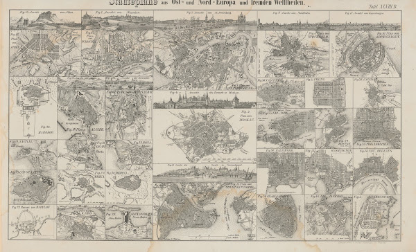 Atlas der Abbildungen Pierers Universal Lexikon Pl65 1848