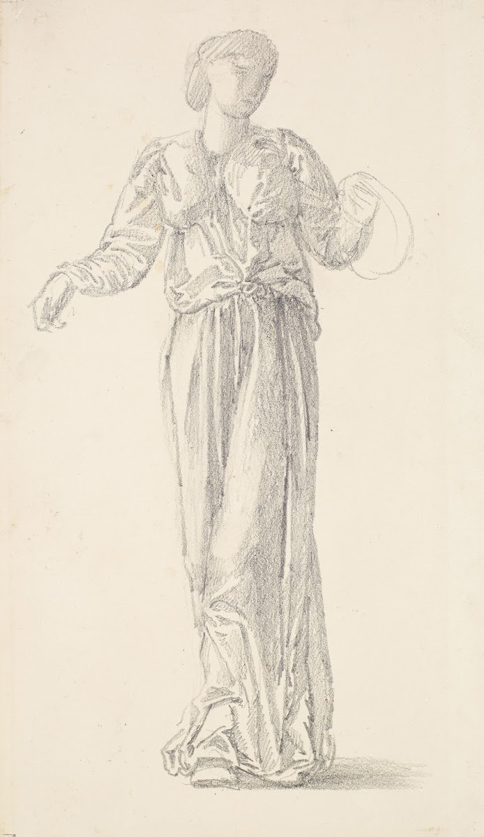 The Garland Weavers  Drapery Study