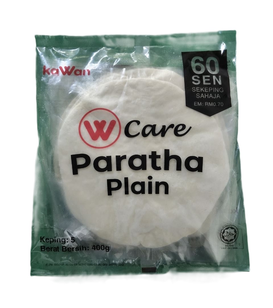 Kawan Care Roti Paratha Plain 5Pcs X 80G