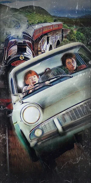 Harry Potter, Ron Weasley, Dobby, Hermione Granger, Poster Full HD iPhone Wallpaper Background