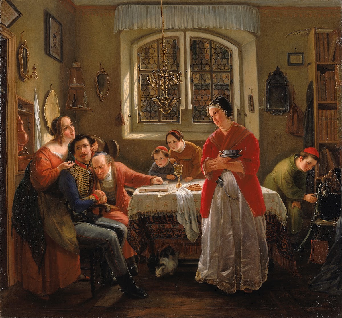 The Return of the Volunteer from the Wars of Liberation to His Family Still Livi