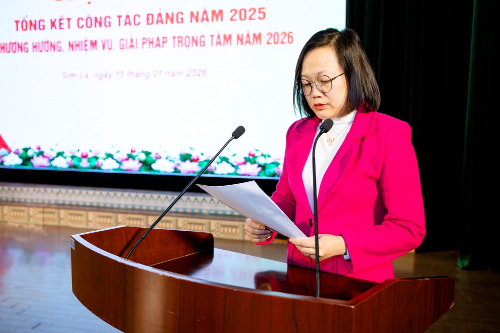 Trường Đại học Tây Bắc tổ chức Hội nghị tổng kết công tác Đảng năm 2025 và phương hướng nhiệm vụ năm 2026
