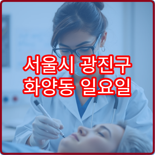 서울시 광진구 화양동 일요일 한의원 진료 안내 주말 문 여는 한의원 위치