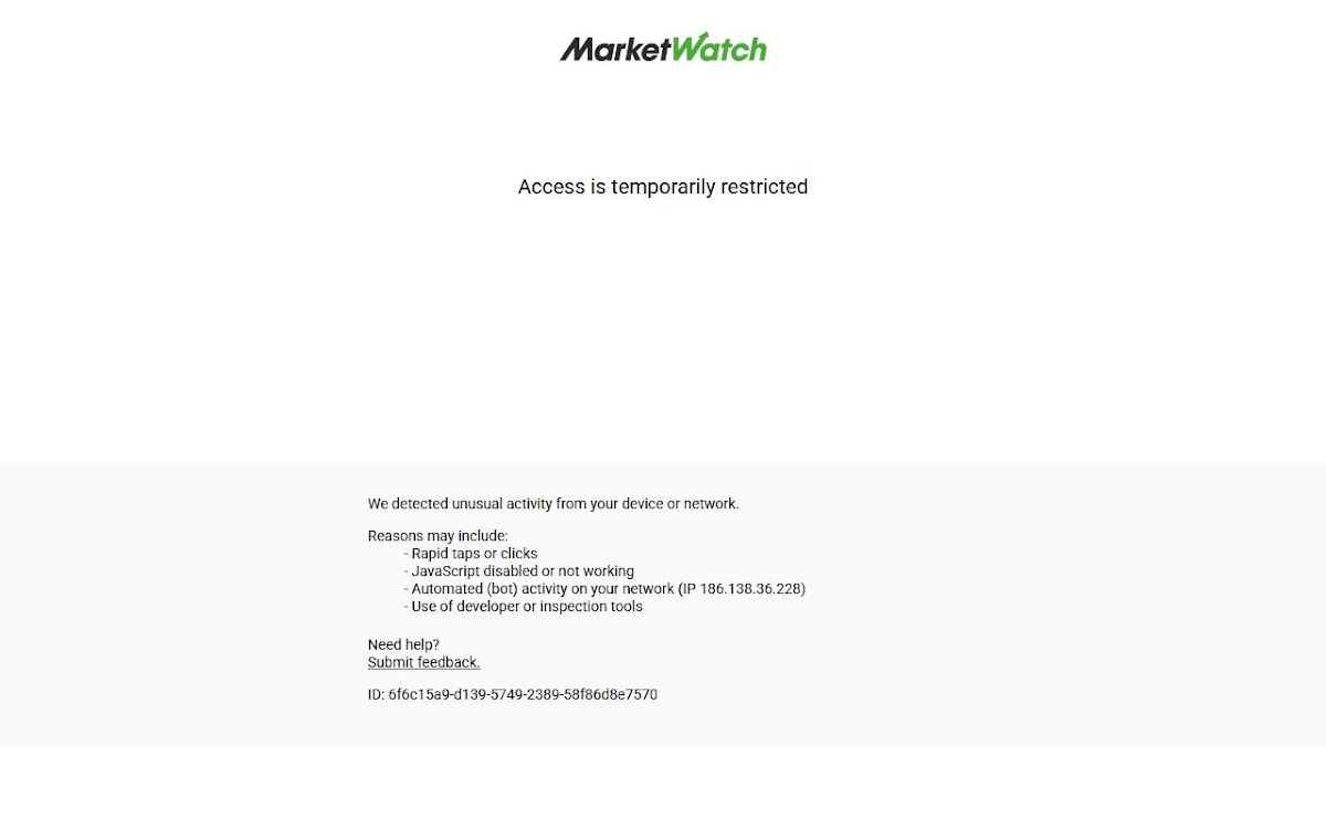 Captura de The Tech Index