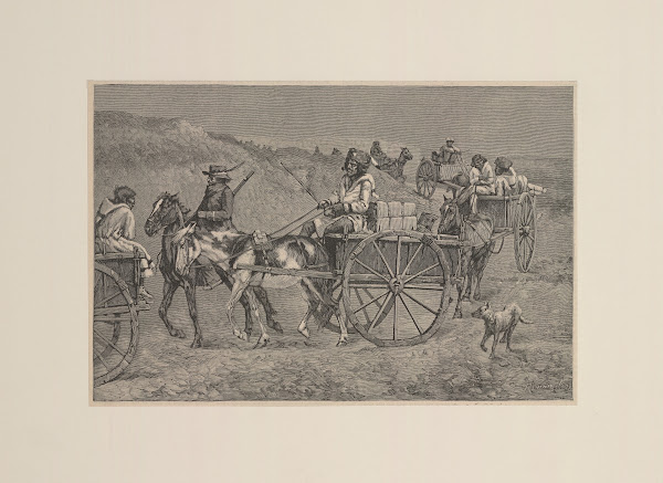 A fur train from the far north 1888