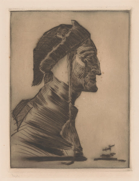 Portret van Dante Alighieri 1878   1943