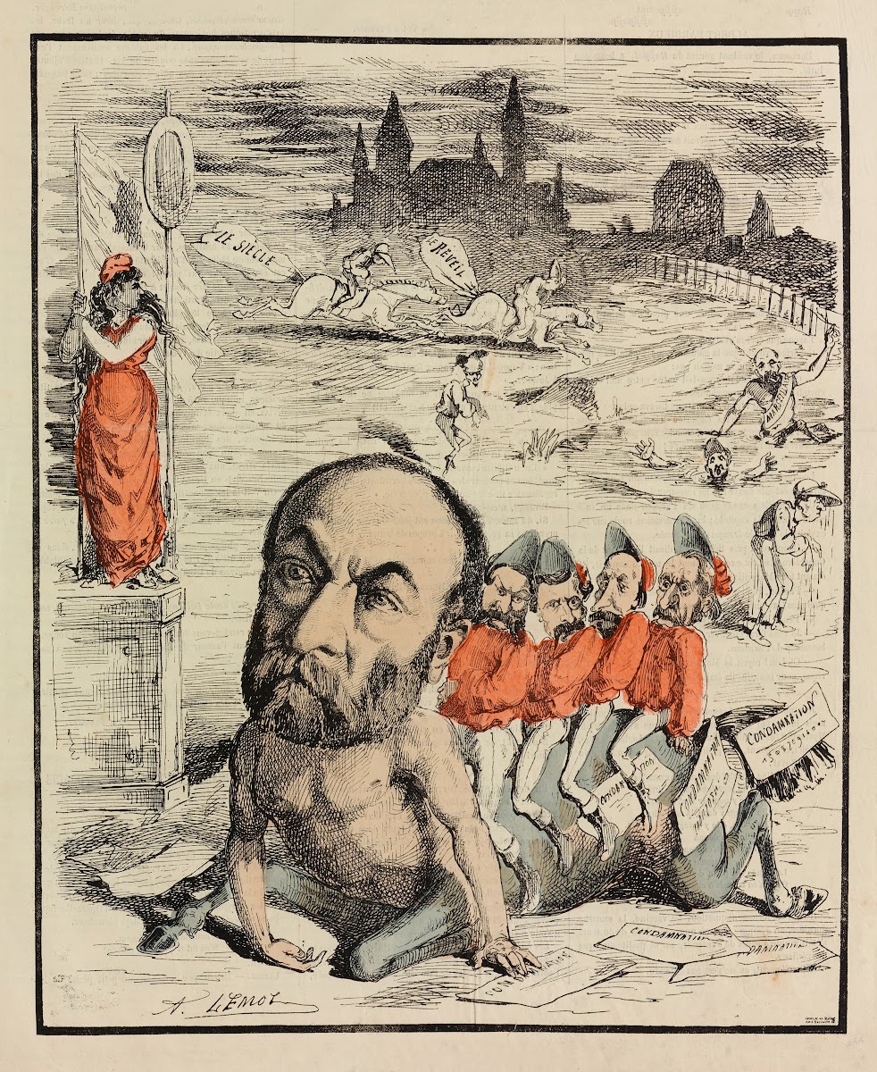 Albert Barbieux Gérant du Rappel 1870
