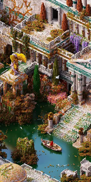 Digital Art, Artwork, Illustration, Voxels, Pixels 4K Wallpaper Background