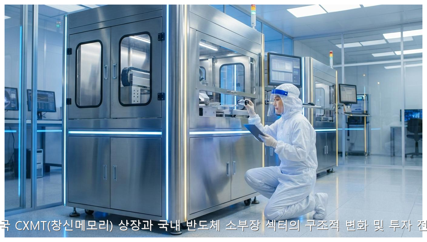 중국 CXMT(창신메모리) 상장과 국내 반도체 소부장 섹터의 구조적 변화 및 투자 전략 핵심 안내 및 분석 인포그래픽 (5)
