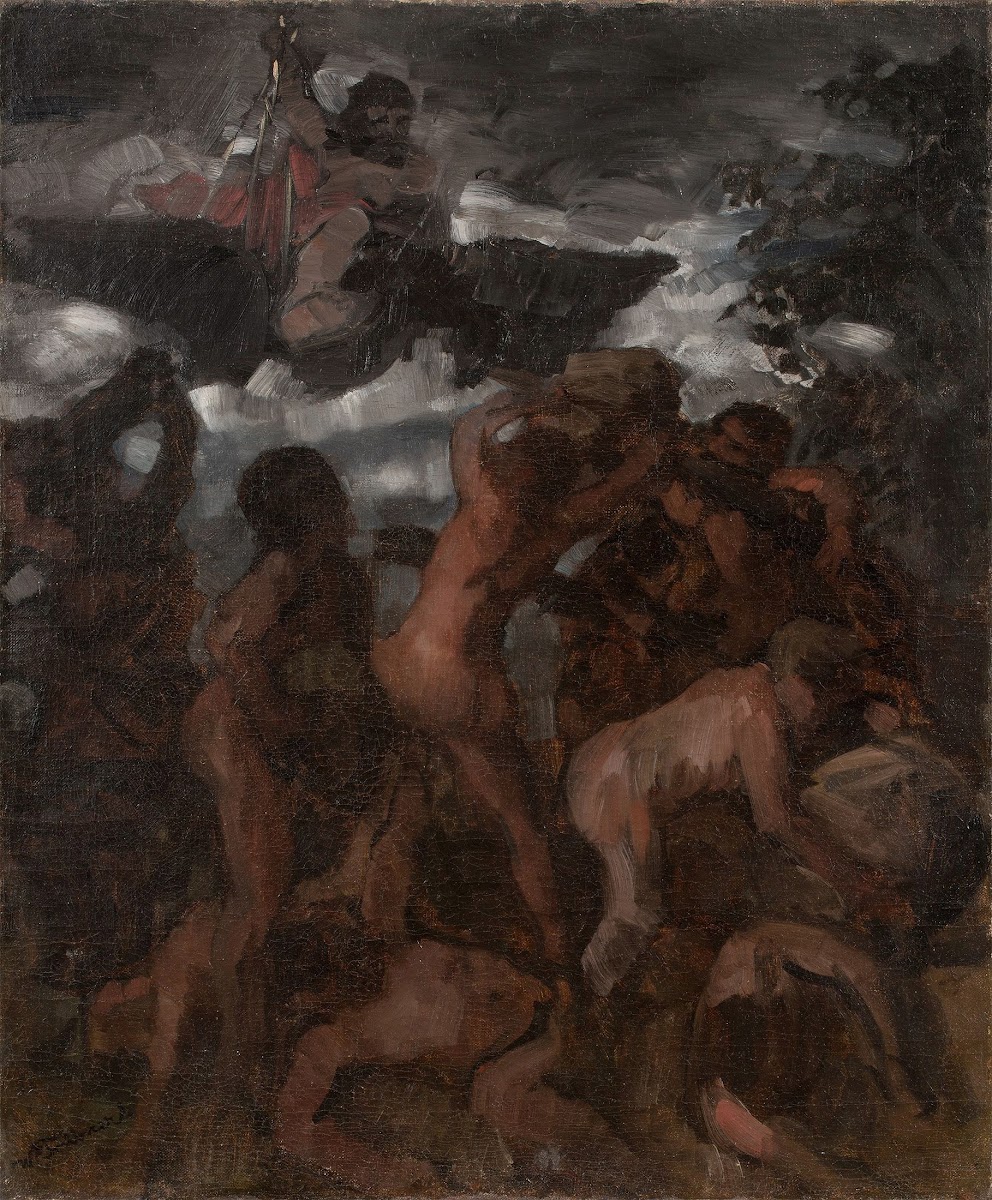 Study for the Gigantenschlacht before 1877