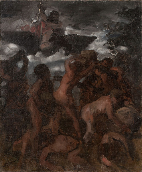 Study for the Gigantenschlacht before 1877