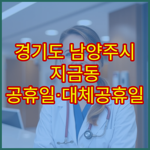 경기도 남양주시 지금동 공휴일·대체공휴일 약국 현재 운영 약국 정보