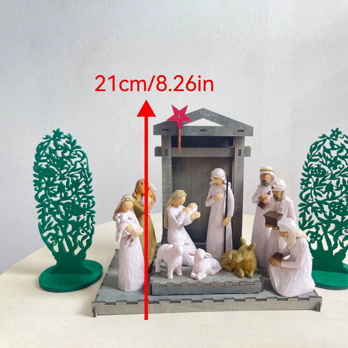 Christmas Nativity Figure Set made of resin