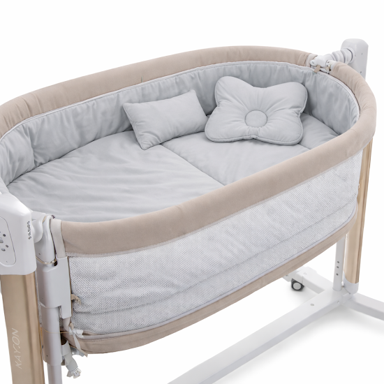 Постельный комплект 7 эл Twins в люльку 90x50 Starlet grey
